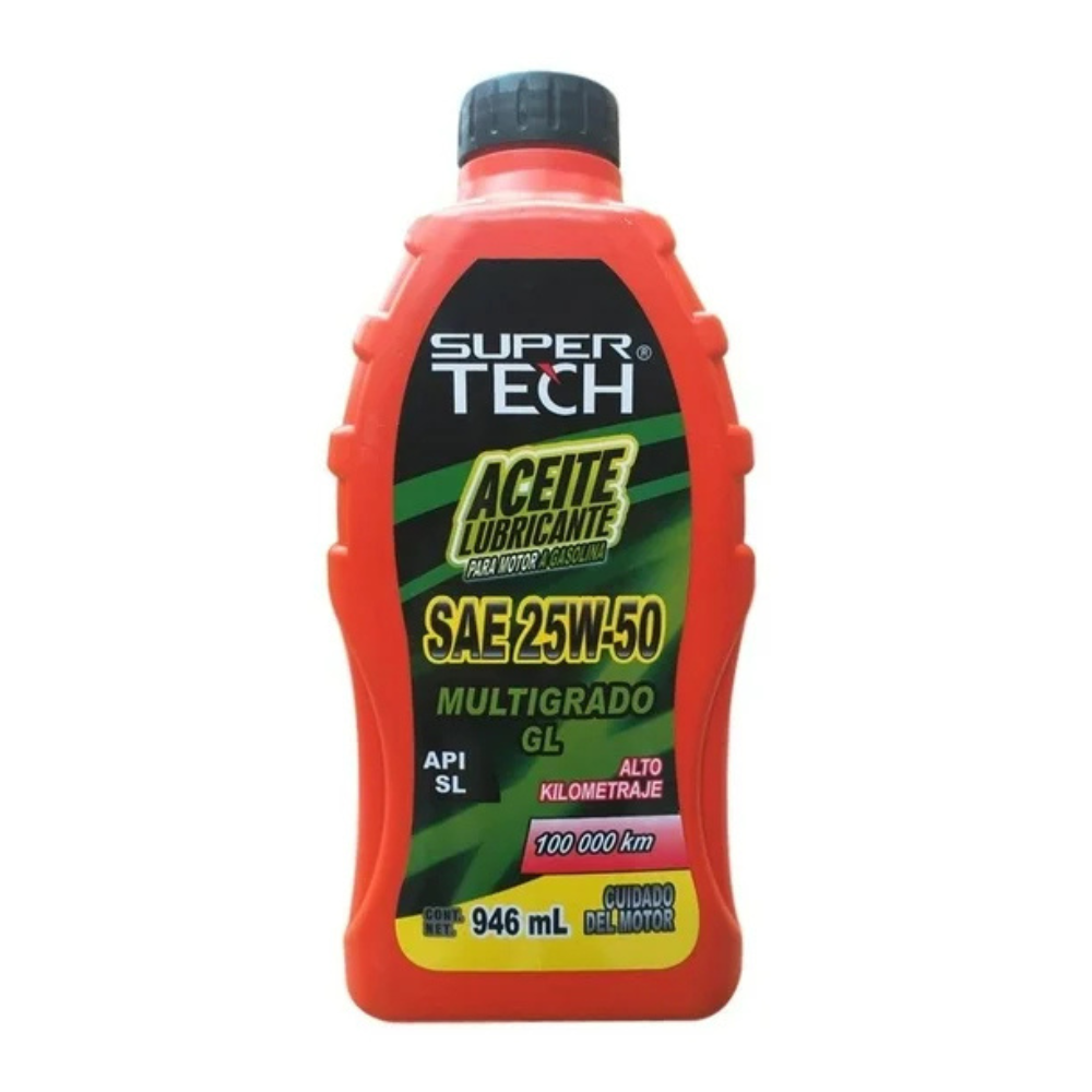 Aceite lubricante super tech 946 litros