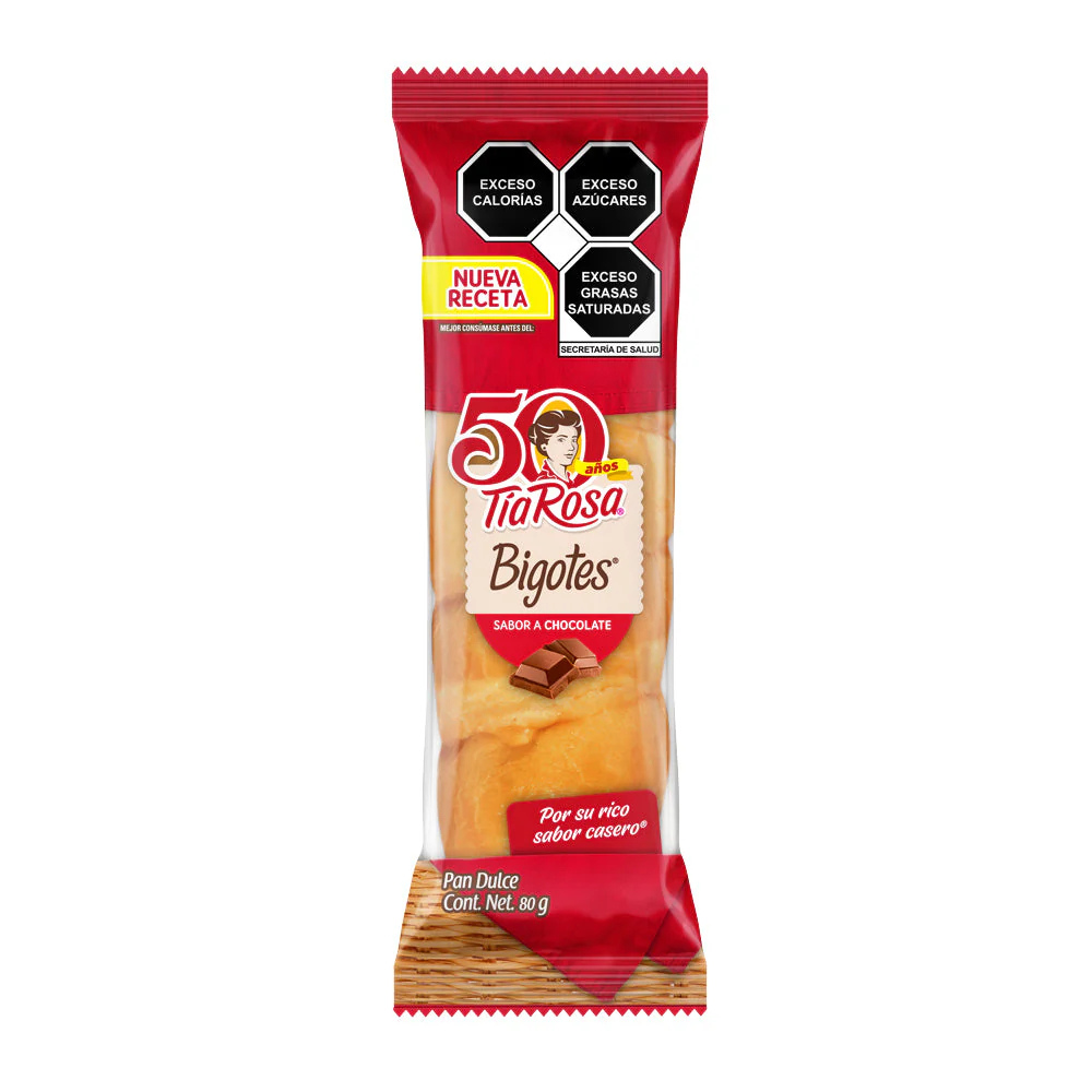 Bigotes sabor a chocolate 80 gr