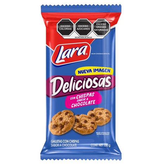 Deliciosas sabor chocolate 230 gramos