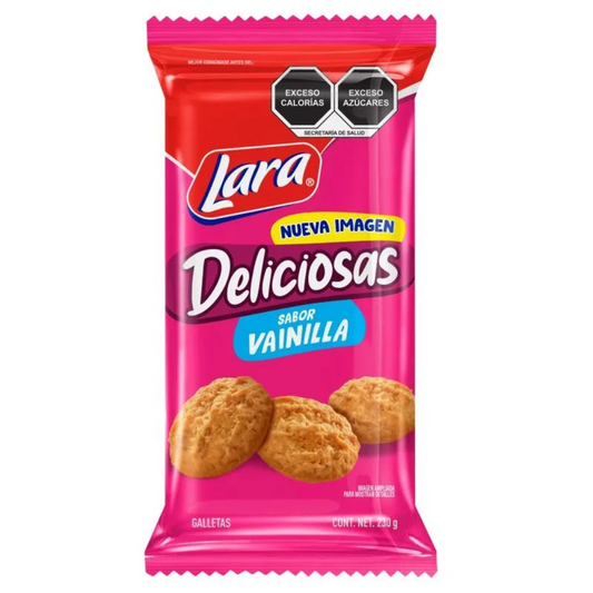 Deliciosas sabor vainilla 230 gr