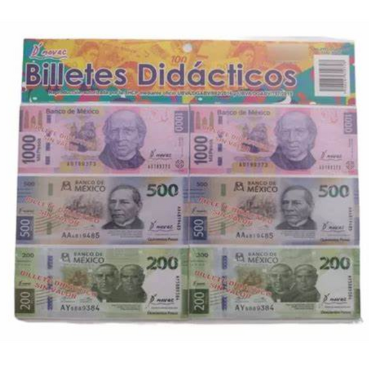 Billetes didácticos D"NOVAC