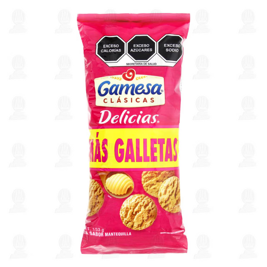 Delicias sabor mantequilla 153 gramos