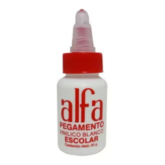 Pegamento vinílico blanco escolar