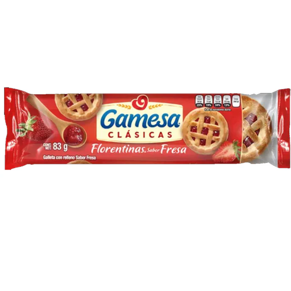 Florentinas sabor fresa