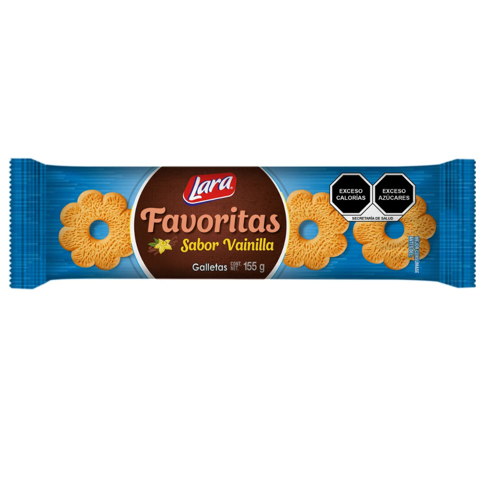 Favoritas sabor vainilla 155 gr