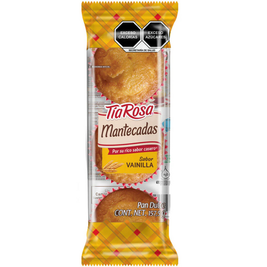 Mantecadas sabor vainilla 157.5 gramos