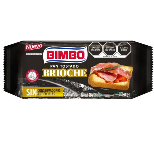 Pan tostado Brioche 210 gramos