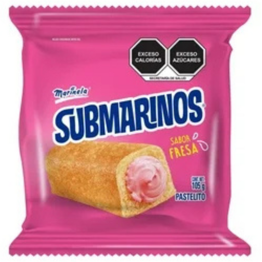 Submarinos Sabor fresa 105 gr