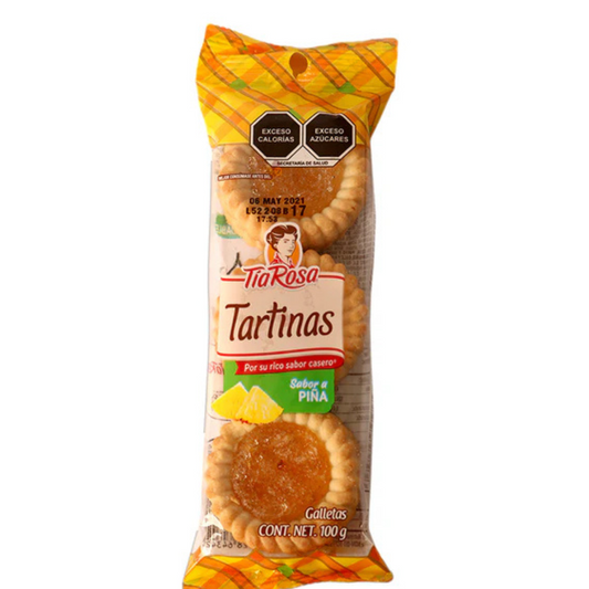 Tartinas con piña 100 gramos