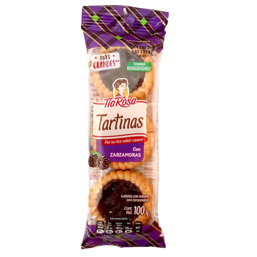 Tartinas de zarzamoras 100 gr