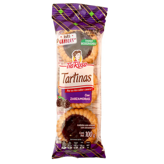 Tartinas de zarzamoras 100 gr