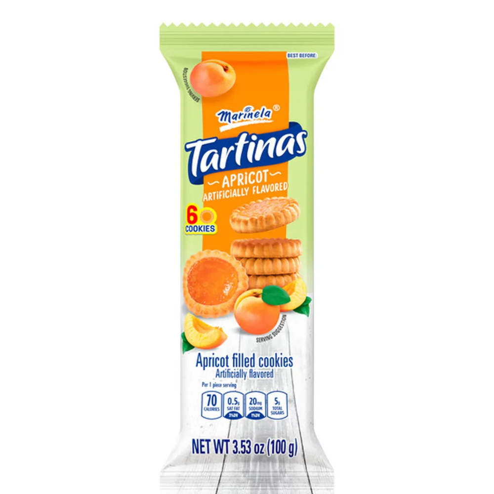 Tartinas durazno 100 gr