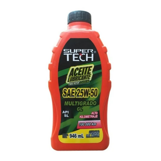 Aceite lubricante super tech 946 litros