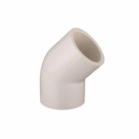 Codo 1 1/2" x 45 PVC