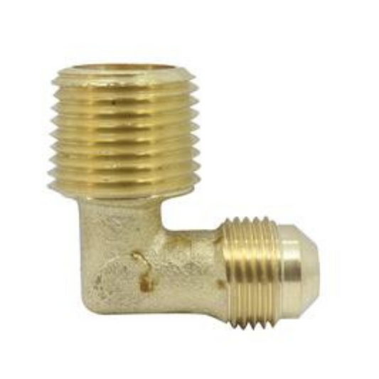 Codo terminal a 90° 3/8 x 1/2"