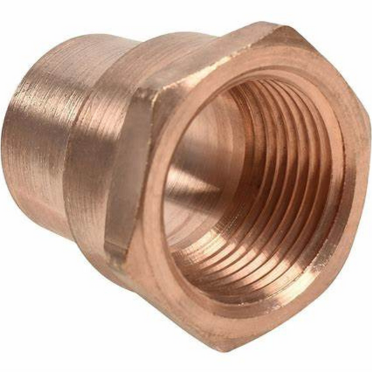 Conector cobre rosca interior 3/4"