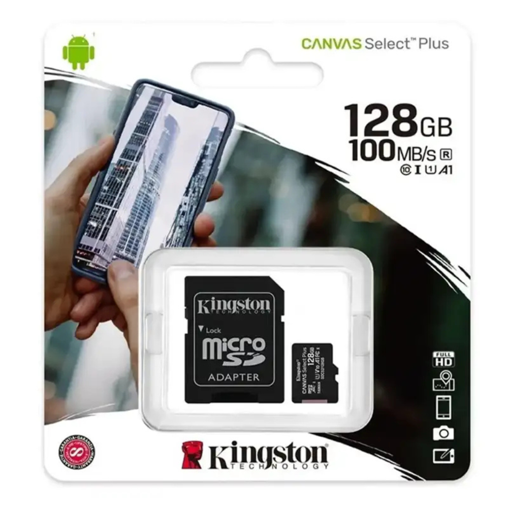 Micro SD Adaptador y memoria micro 128 Gb