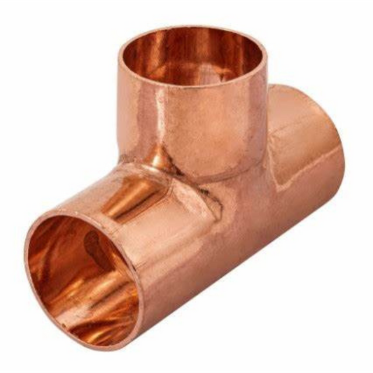 Tee sencilla cobre 3/4"