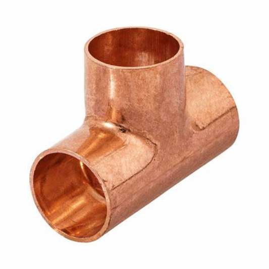 Tee sencilla cobre 1/2"